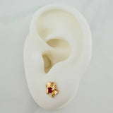 Topos Flor 1.1gr / 7.5mm Oro Amarillo 18K %