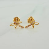 Topos Libelula 0.85gr / 7.9mm Oro Amarillo 18K %
