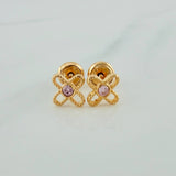 Topos Flor 0.85gr / 5.7mm Oro Amarillo 18K %