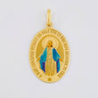 Dije Virgen de la Milagrosa 2g / 3.3cm Oro Amarillo 18K