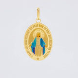 Dije Virgen de la Milagrosa 2g / 3.3cm Oro Amarillo 18K