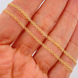 Cadena China 2.2gr / 50.5cm / Oro Amarillo +1 18K &