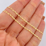 Cadena Escalera Plana 3.15gr / 60.5cm / Oro Amarillo +3 18K &