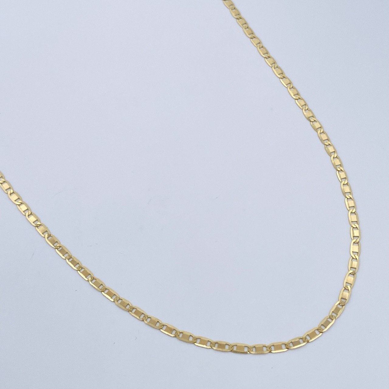 Cadena Escalera Plana 3.15gr / 60.5cm / Oro Amarillo +3 18K &
