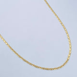 Cadena Escalera Plana 3.15gr / 60.5cm / Oro Amarillo +3 18K &