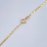 Cadena Escalera Plana 3.15gr / 60.5cm / Oro Amarillo +3 18K &