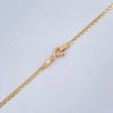 Cadena Escalera 4.3gr / 60.2cm / Oro Amarillo +3 18K &