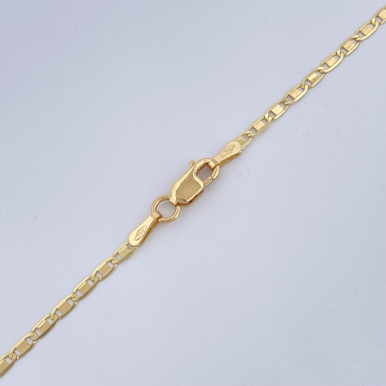 Cadena Escalera Plana 3.75gr / 60cm / Oro Amarillo +3 18K &
