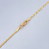 Cadena Escalera Plana 3.75gr / 60cm / Oro Amarillo +3 18K &