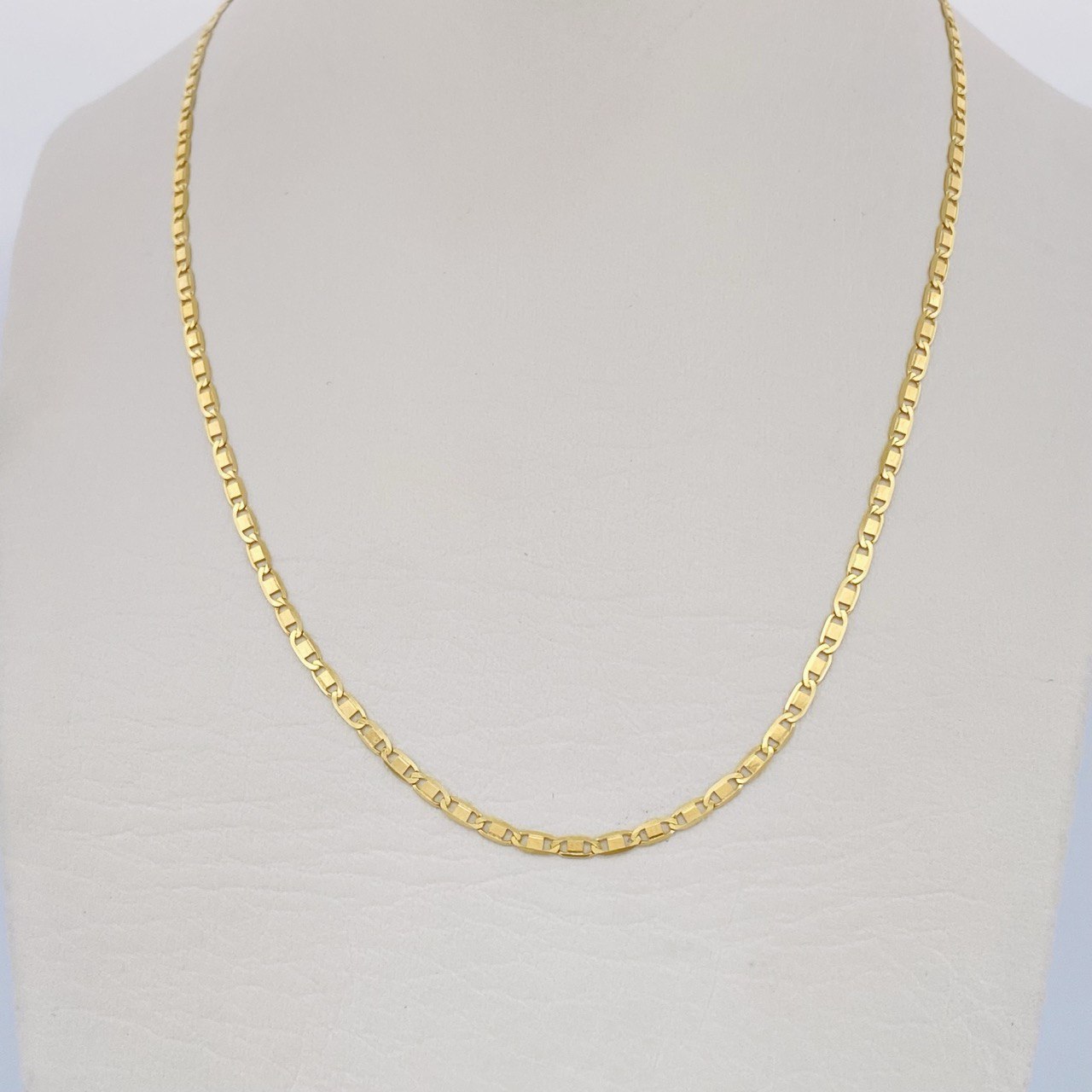 Cadena Escalera Plana 3.75gr / 60cm / Oro Amarillo +3 18K &