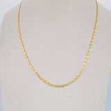 Cadena Escalera Plana 3.75gr / 60cm / Oro Amarillo +3 18K &