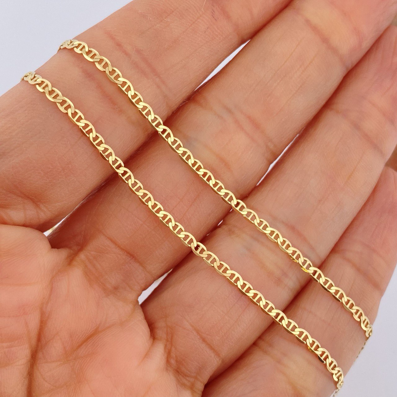 Cadena Escalera 4gr / 60.5cm / Oro Amarillo +3 18K &