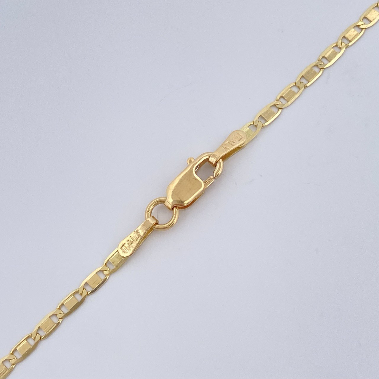 Cadena Escalera Plana 3.9gr / 60cm / Oro Amarillo +3 18K &