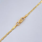 Cadena Escalera Plana 3.9gr / 60cm / Oro Amarillo +3 18K &