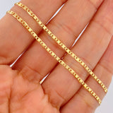 Cadena Escalera Plana 3.9gr / 60cm / Oro Amarillo +3 18K &