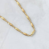 Cadena Rustica Ojiva 8.75gr / 60cm / 3.3mm Oro Amarillo 18K *