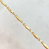 Cadena Rustica Ojiva 8.75gr / 60cm / 3.3mm Oro Amarillo 18K *