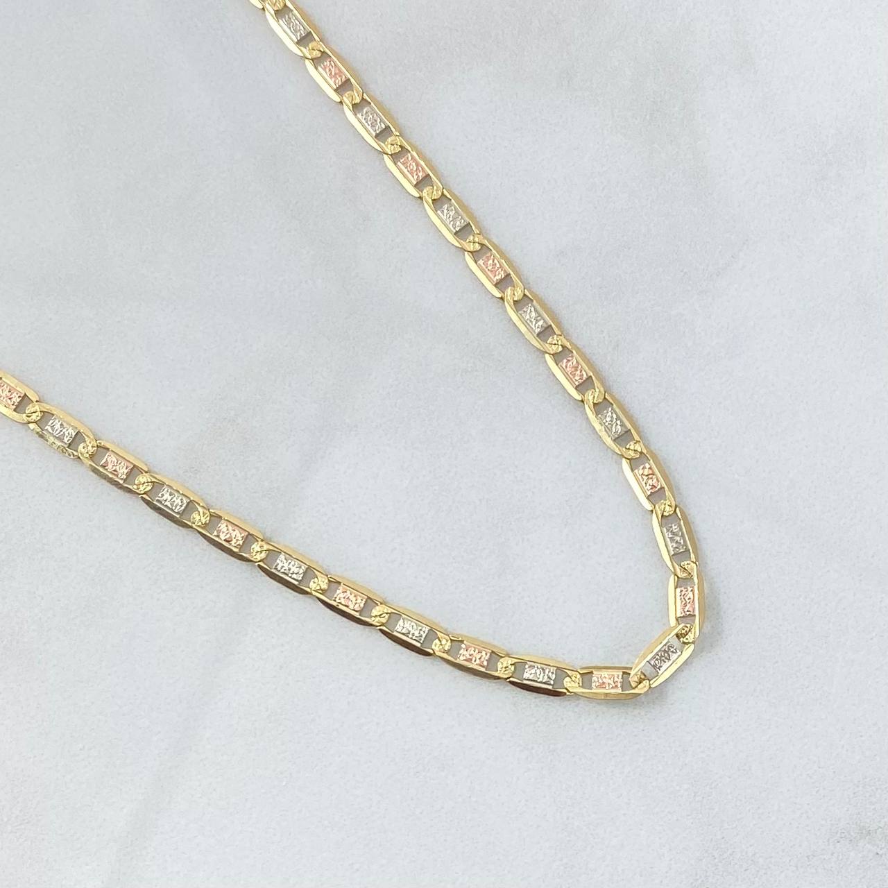 Cadena Plana 6.3gr / 60cm- +3 Oro 18K