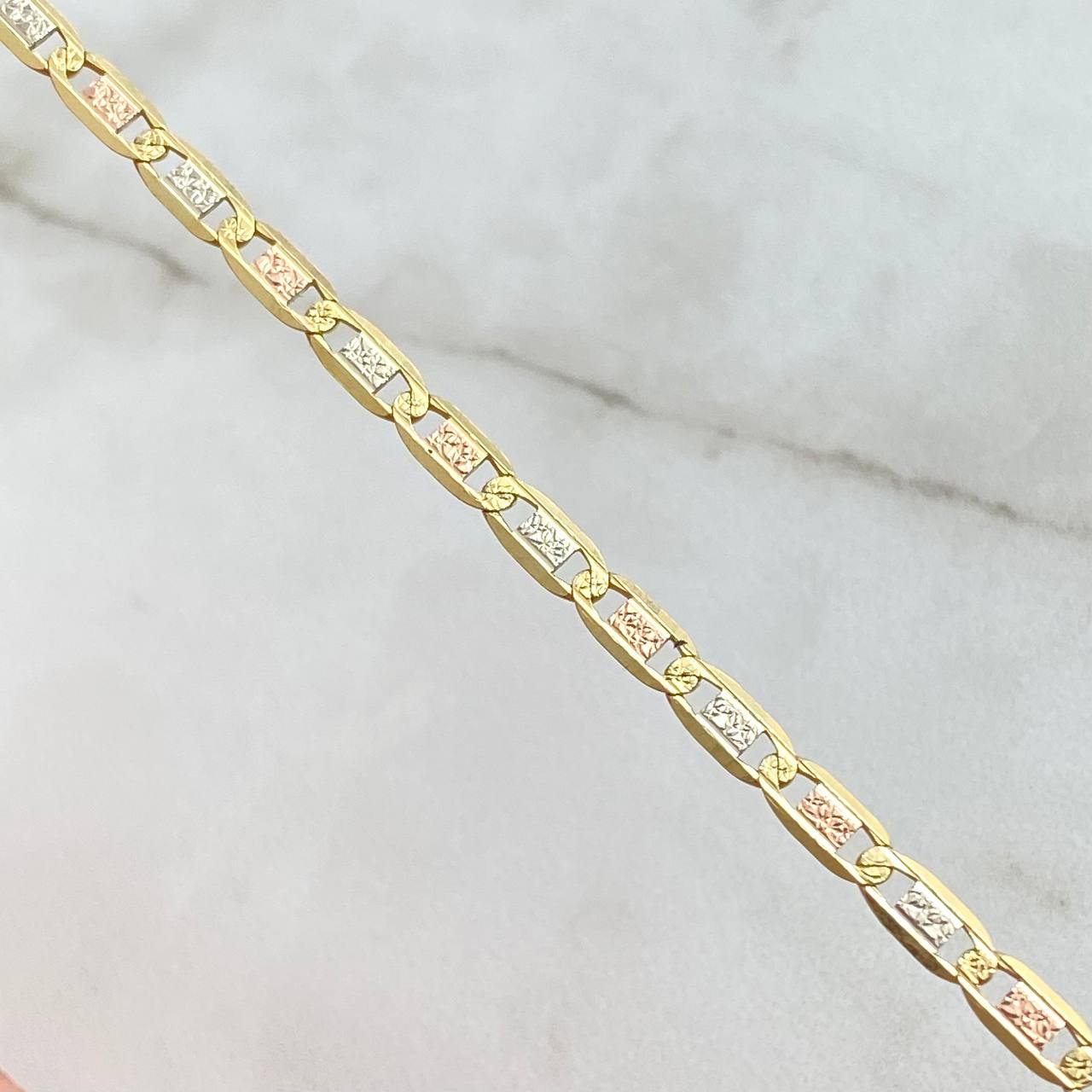 Cadena Plana 6.3gr / 60cm- +3 Oro 18K