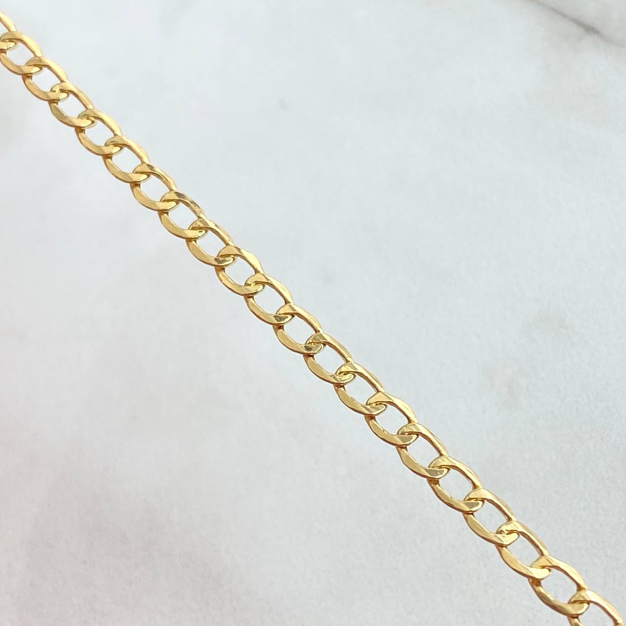 Cadena Cubana 5.55gr / 60cm / 3.7mm Oro Amarillo +0 18K