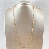 Cadena GC 7.2gr / 60cm / 3.1mm Diamantada Tres Oros 18K ©
