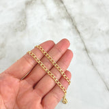 Cadena Cubana 5.55gr / 60cm / 3.7mm Oro Amarillo +0 18K