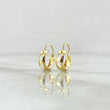 Candongas Ash Corazones 0.55gr / 1.4cm / Lisas Oro Amarillo 18K ©