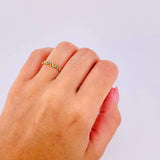 Anillo Infinitos 1gr / T6 / Oro Amarillo 18K *