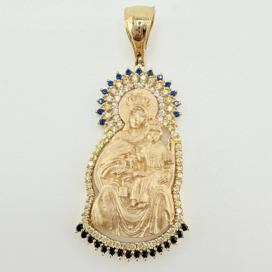 Dije Virgen Del Carmen 7.2gr / 4.1cm / Oro Amarillo 18K