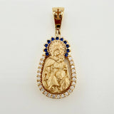 Dije Virgen Del Carmen 2.5gr / 2.5cm / Oro Amarillo 18K