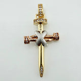 Dije Cruz Clavo 3.9gr / 3.7cm / Tres Oros 18K
