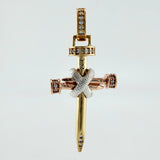 Dije Cruz Clavo 3.9gr / 3.7cm / Tres Oros 18K