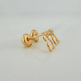 Topos Silueta Oso Ts 0.7gr / 5mm Oro Amarillo 18K %