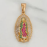 Dije Virgen Guadalupe 5.8gr / 4cm / Oro Amarillo 18K $