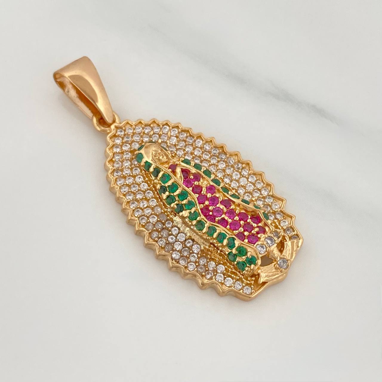 Dije Virgen Guadalupe 5.8gr / 4cm / Oro Amarillo 18K $