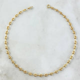 Pulso GC 2.4gr / 21cm / 3.2mm Liso Oro Amarillo 18K