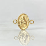 Herraje Virgen Del Carmen 0.65gr / 1.7cm / Bordeada-Troquelada Oro Amarillo 18K ©
