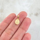 Dije Rosa Mistica 0.45gr / 1.7cm / Oro 18K