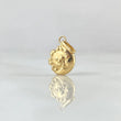 Dije Sol Luna 0.4gr / 1.5cm / Troquelado Oro Amarillo 18K *