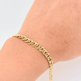 Pulso Garibaldi 5.1g / 20.5cm / 5.1mm Oro Amarillo 18K