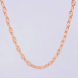 Cadena Marinera 14.45g / 60cm / 3.95mm Oro Rosa 18K