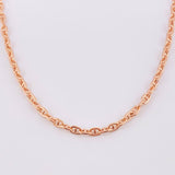 Cadena Marinera 14.45g / 60cm / 3.95mm Oro Rosa 18K