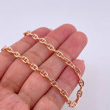 Cadena Marinera 14.45g / 60cm / 3.95mm Oro Rosa 18K