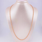 Cadena Marinera 14.45g / 60cm / 3.95mm Oro Rosa 18K