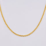 Cadena Escalera 4.25g / 60cm / 2.2mm Oro Amarillo 18K