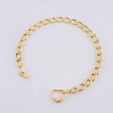 Pulso Cubana 3.7g / 18.5cm / 5.75mm Oro Amarillo 18K
