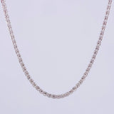 Cadena Ice 13.5g / 70cm / 2.4mm Oro Blanco 18K