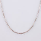 Cadena Ice 11.7g / 60cm / 2.4mm Oro Blanco 18K