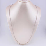 Cadena Ice 13.5g / 70cm / 2.4mm Oro Blanco 18K