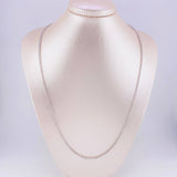Cadena Ice 11.7g / 60cm / 2.4mm Oro Blanco 18K